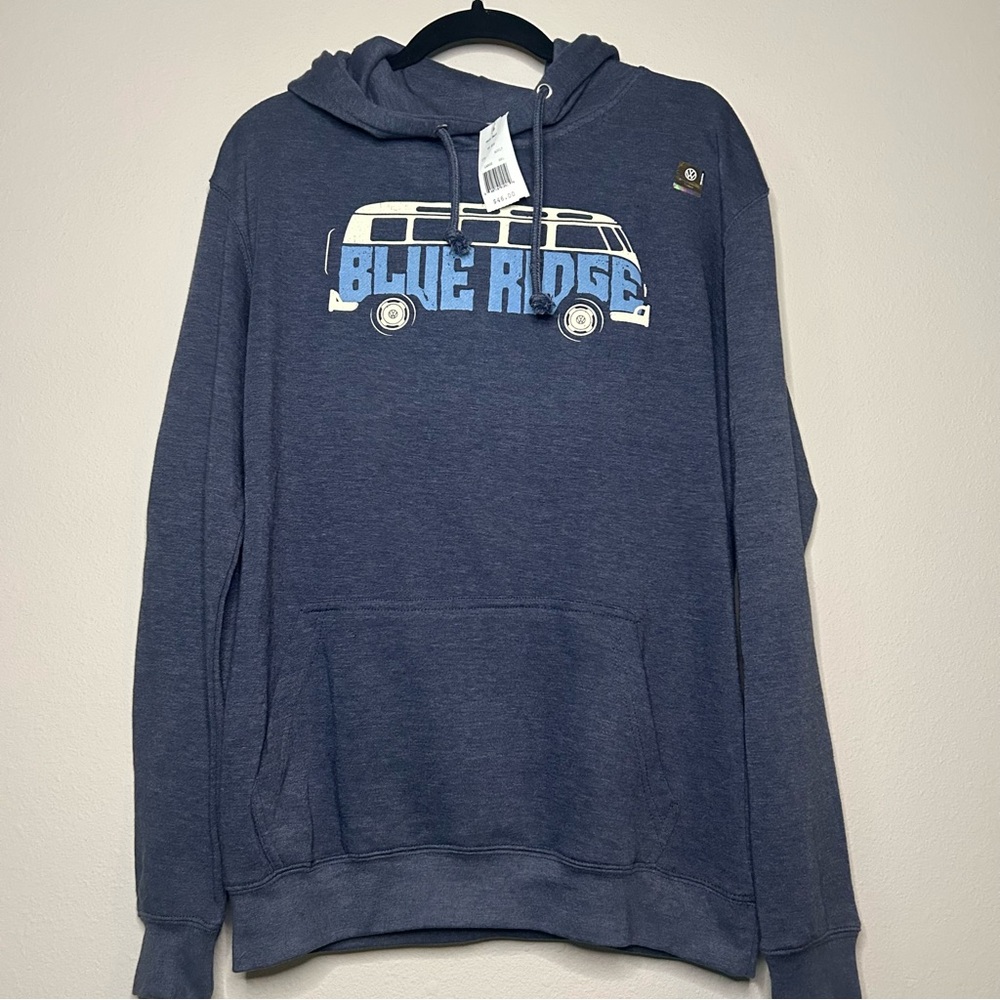 Volkswagen Men's Navy Graphic Pullover Hoodie with Camper Print